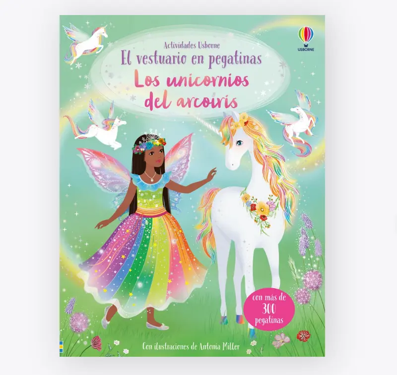 El vestuario de pegatinas - Los unicornios del arcoíris