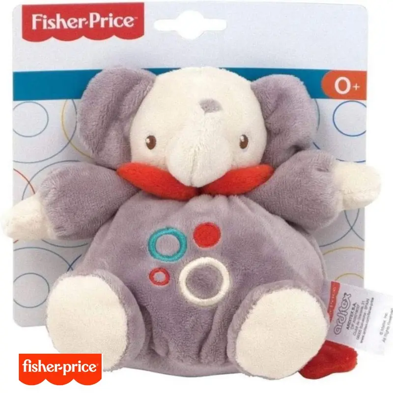 Elefante de peluche con sonajero Fisher Price 15 cm