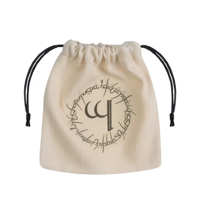 Elvish Beige & Black Dice Bag