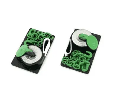 Embellecedor Cuerda y Cadena Verde Crawl