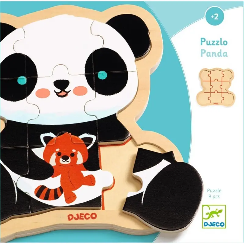Encajable Puzzlo Panda - Djeco