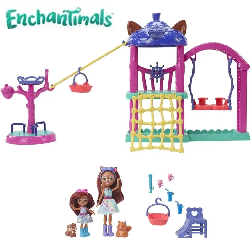 Enchantimals City Tails Parque de Sabine y Seneca Squirrel