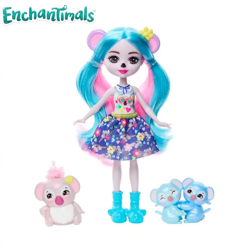 Enchantimals familia de koalas con muñeca Karalee