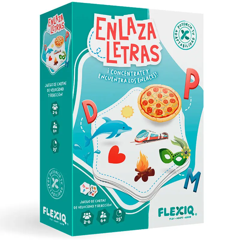 Enlaza Letras - Juego de vocabulario y reacción