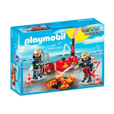 Equipo de Bomberos con Bomba de Agua - PLaymobil City Action 5397