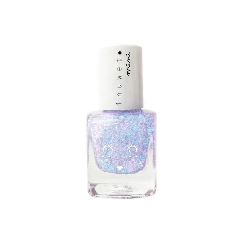 Esmalte al agua azul princesa con olor a Vainilla