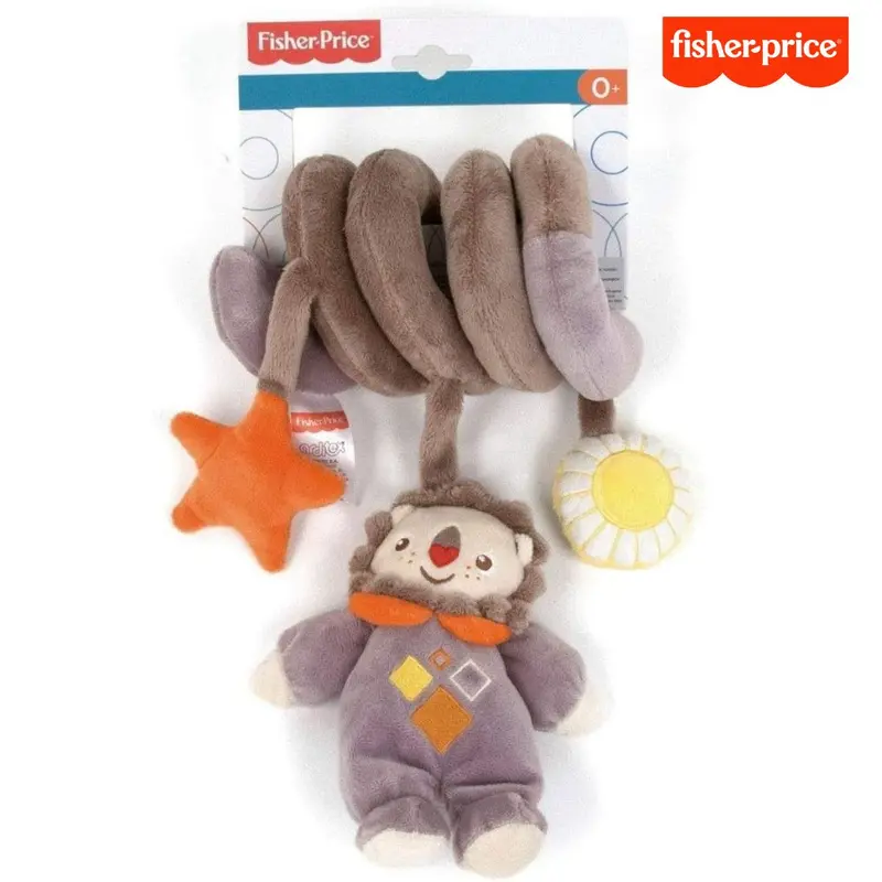 Espiral carro bebe con peluche de león Fisher Price 32 cm