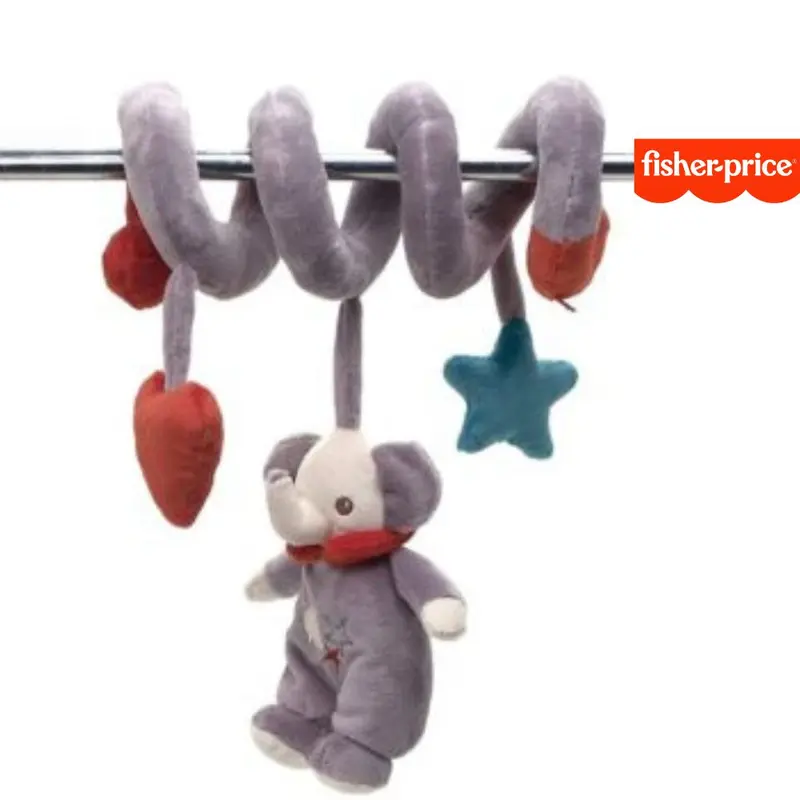 Espiral para silla de paseo con elefante peluche Fisher Price 32 cm