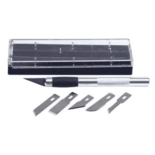 Estuche Cutter Nº 5 Pro Con 6 cuchillas