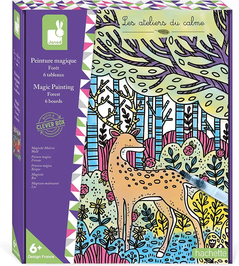 Estuche manualidades pintura mágica bosque - j07874