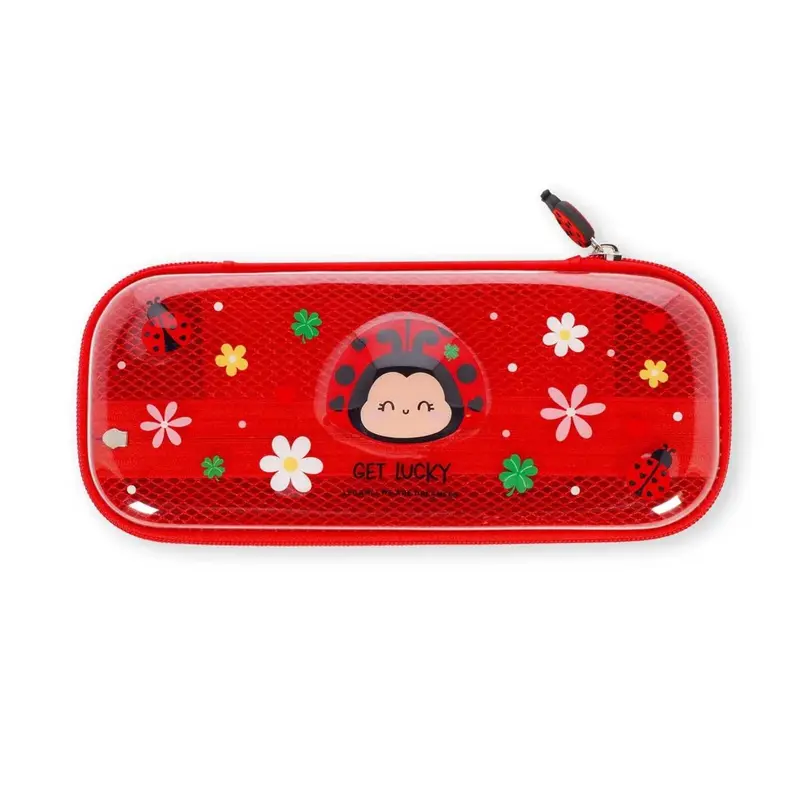 Estuche Transparente Rígido Ladybug - Wonderwow LEGAMI