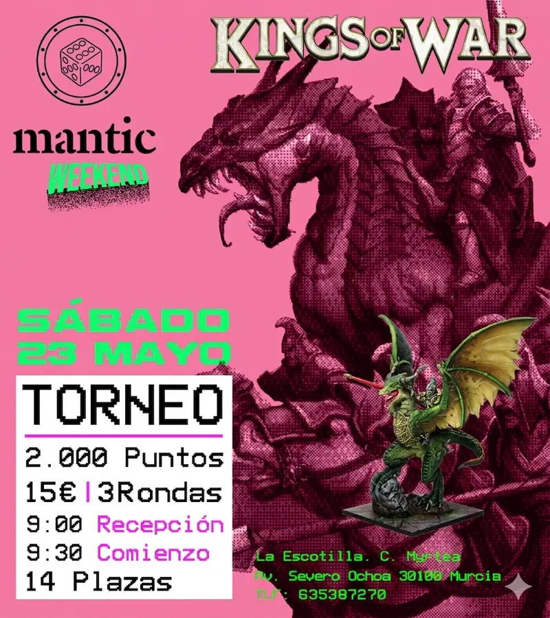[EVENTO] 4º Torneo Regional Kings of War - Mantic Weekend