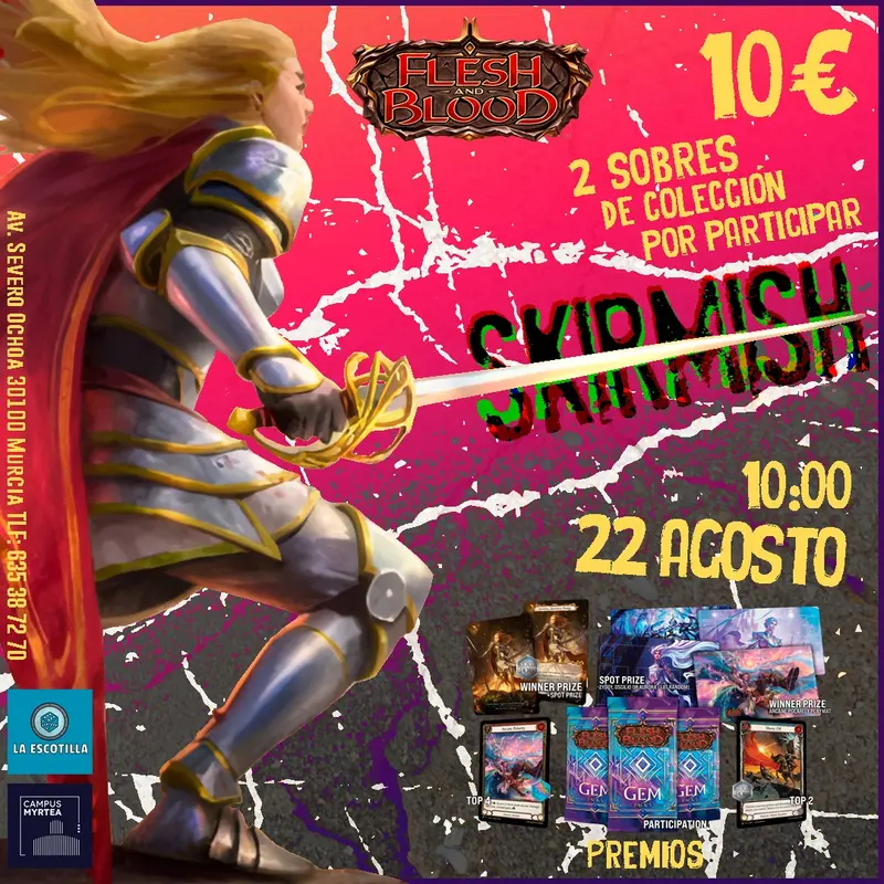 [EVENTO] Flesh & Blood - SKIRMISH - 22 de Agosto a las 10