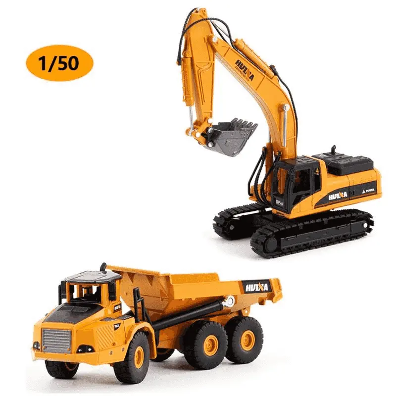 Excavadora Huina Estatico + Bumper