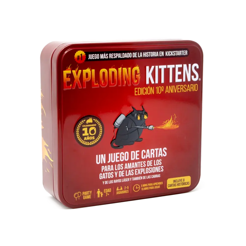Exploding Kittens Edición 10º Aniversario