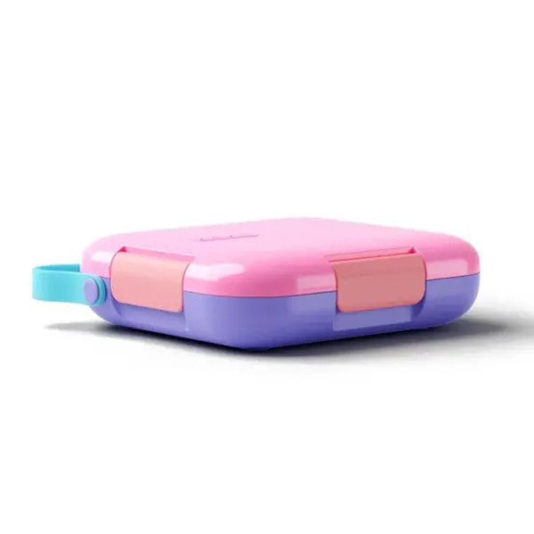 Fiambrera Bento con refrigerante Rosa
