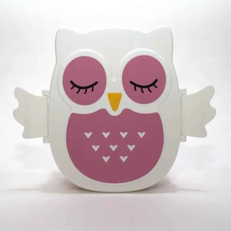 Fiambrera Infantil Búho Rosa YUKO