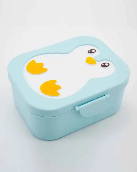 Fiambrera Infantil Pingüino Azul YUKO