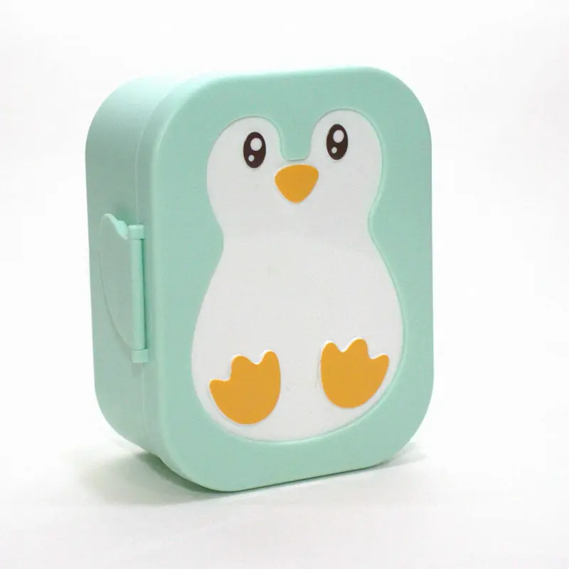 Fiambrera Infantil Pingüino Verde YUKO
