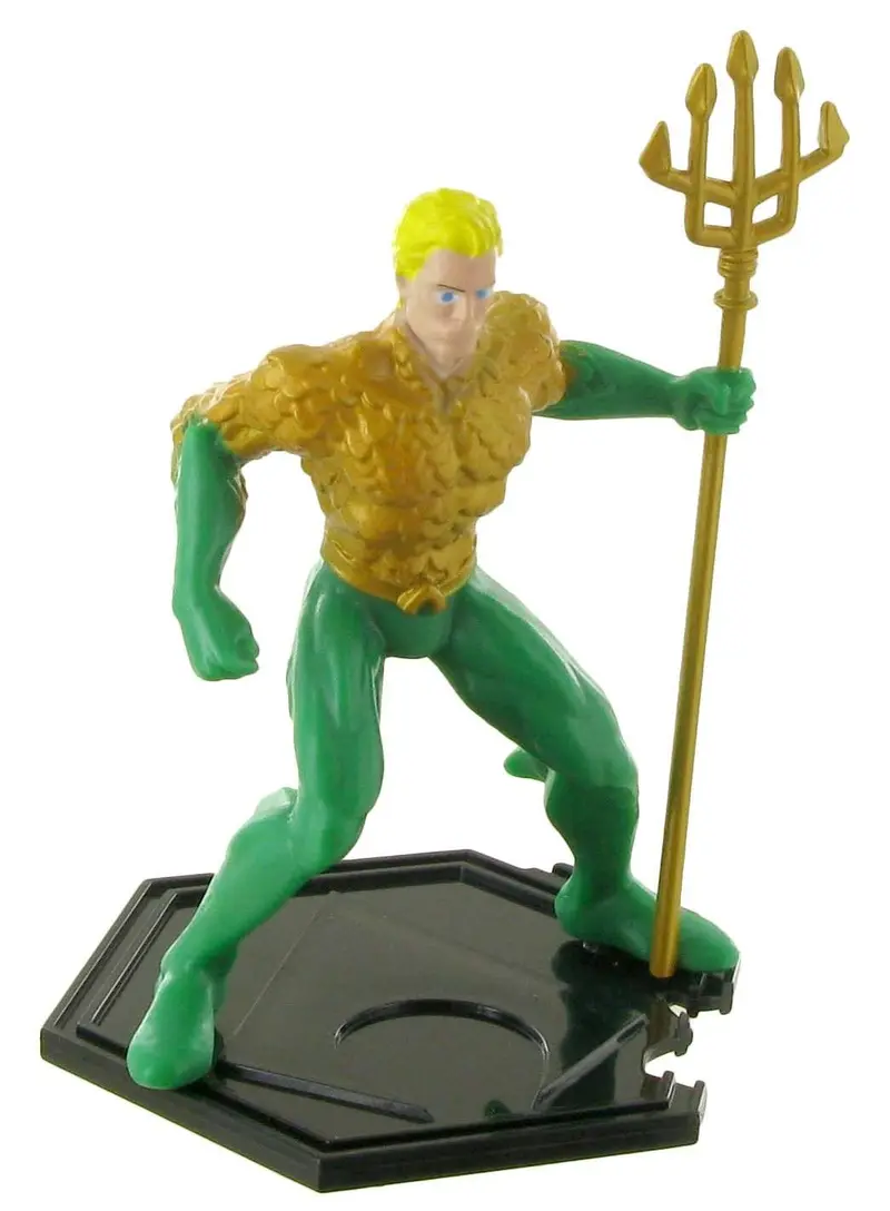 FIGURA AQUAMAN 9 CM. LIGA DE LA JUSTICIA