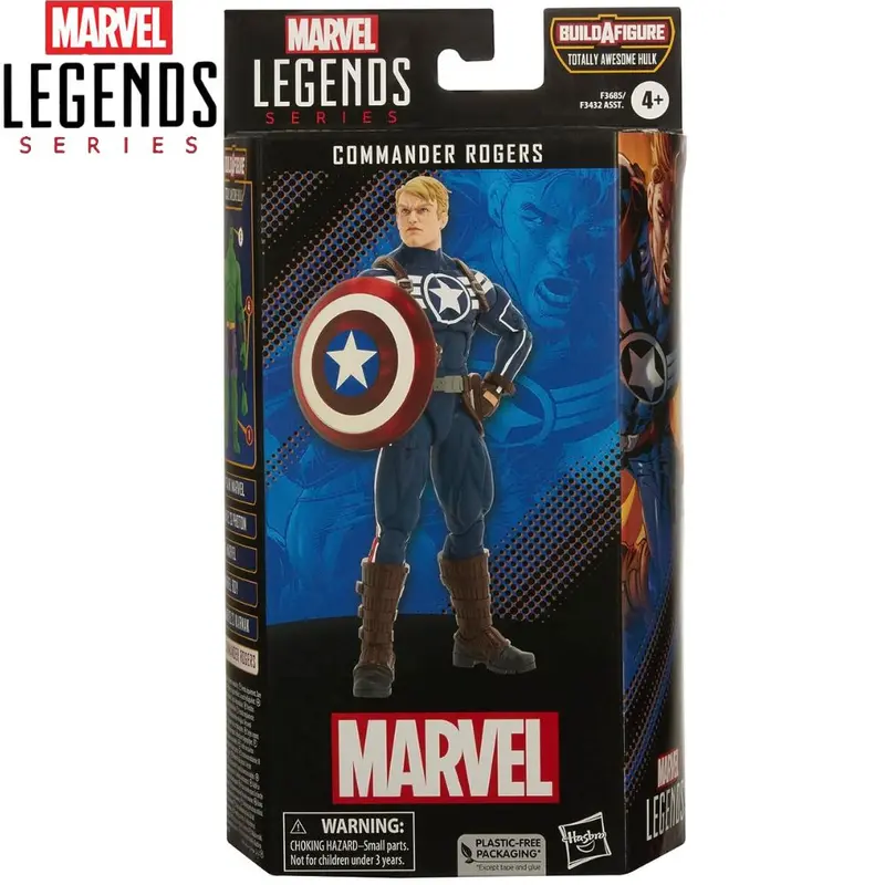 Figura Comandante Rogers Marvel Legends Series 15 cm