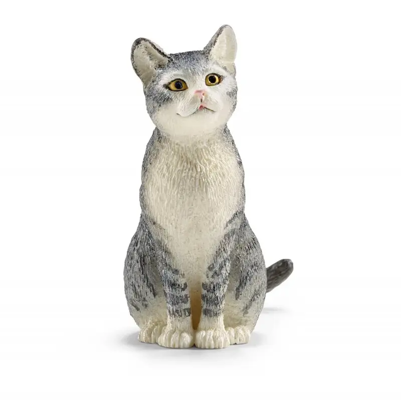 Figura de Gato Sentado Schleich 13771 – Farm World Coleccionable