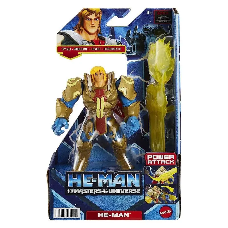 Figura He-Man con Armadura 15 cm | Figura de Acción Masters of the Universe | Juguete Articulado Coleccionable