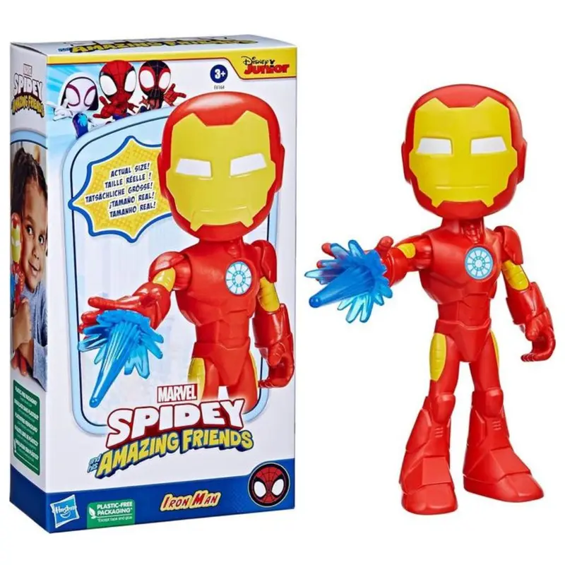 Figura Iron Man Spidey Amazing Friends Marvel 22,5 cm