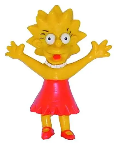 FIGURA LISA LOS SIMPSONS 8 CM.