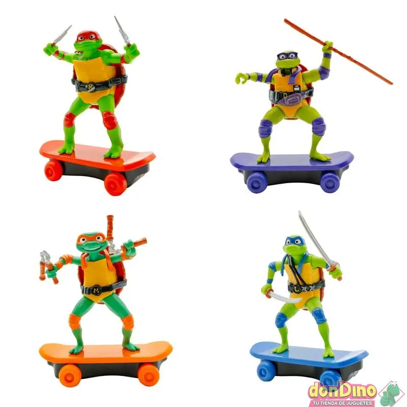 Figura Tortugas Ninja Skater Sewer Shredders 14,6 cm