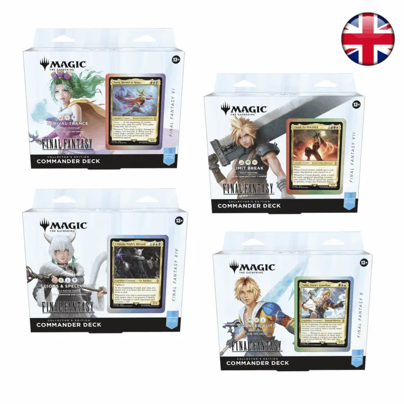 Final Fantasy - Mazos de commander edición coleccionista (Inglés)