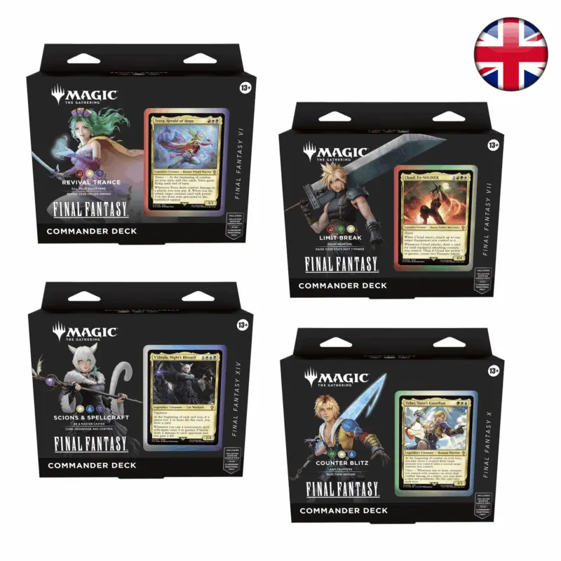 Final Fantasy - Mazos de commander (Inglés)