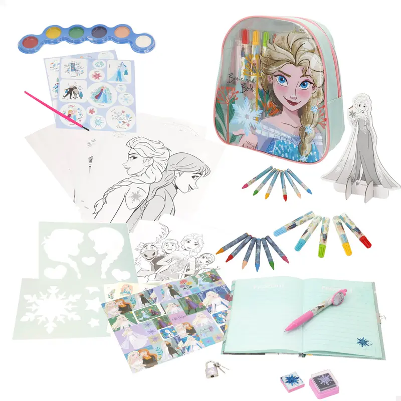 Frozen Set de dibujo 80 piezas + 3 años
