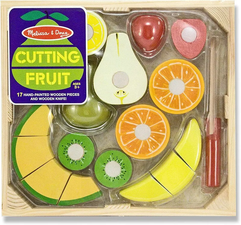 Fruta de madera para cortar - Melissa & Doug
