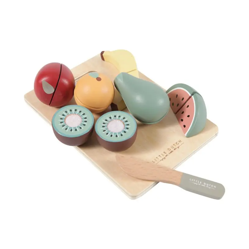 Fruta para cortar de madera de Little Dutch