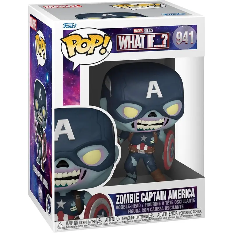 Funko Pop Capitan America Zombie Marvel (941)