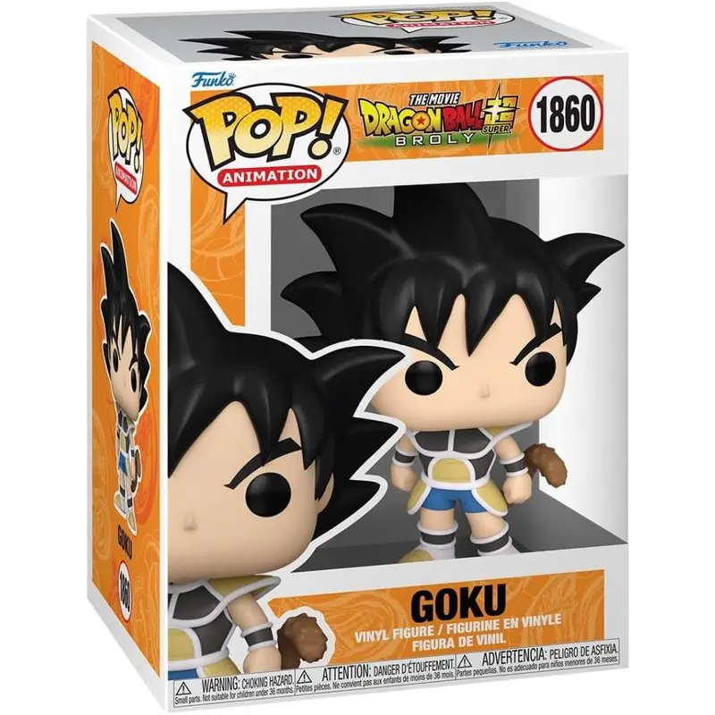 Funko Pop Goku niño con armadura Saiyan Dragon Ball Super
