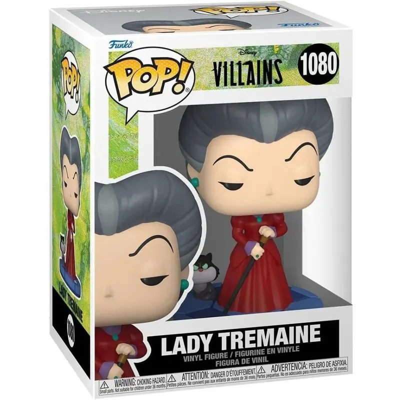 Funko Pop Lady Tremaine (madrasta Cenicienta) Villains Disney (1080)