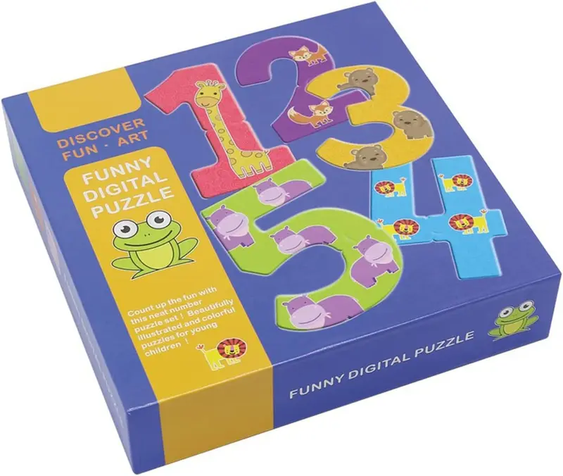 Funny puzzle para formar numeros - Andreu Toys MZM20210420