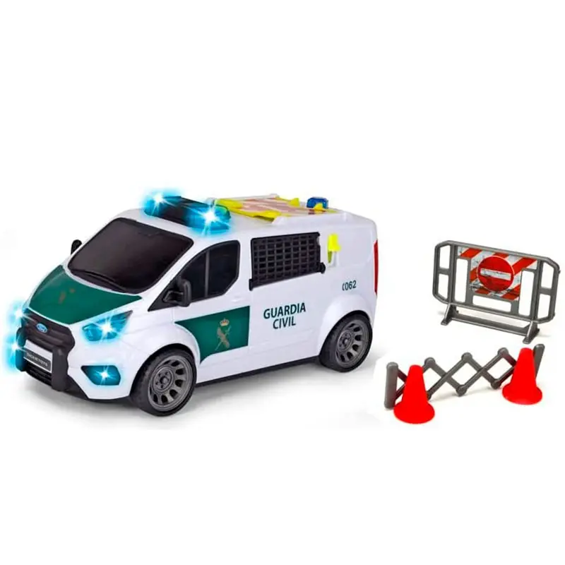 Furgón Guardia Civil Dickie Toys 28 cm | Luces y Sonidos