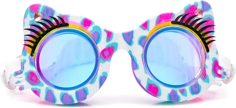 Gafas de Natación Infantil + 6 años Savvy Cat Purple Patches - Bling2O