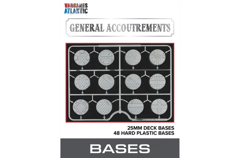 General Accoutrements - 25mm Deck Bases