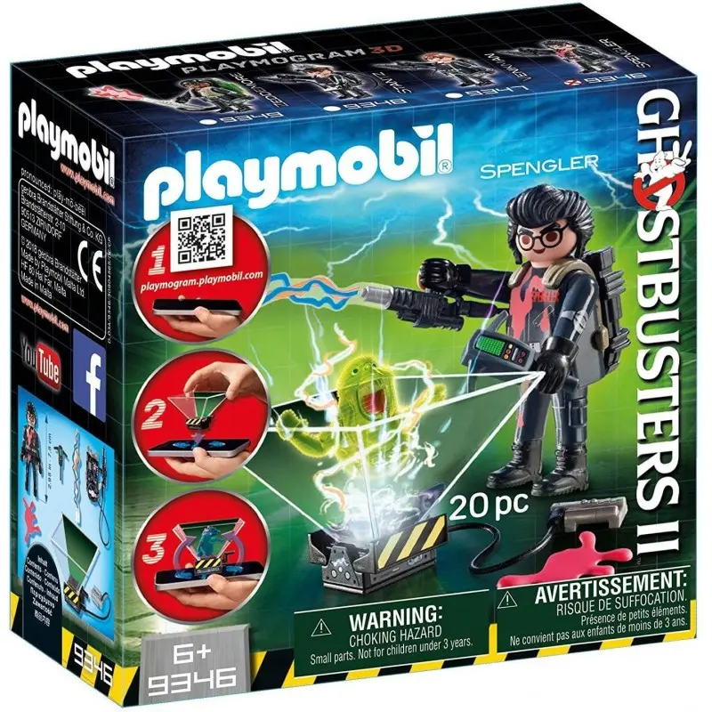 Ghostbusters Figura de Egon Spengler Cazafantasmas - Playmobil 9346