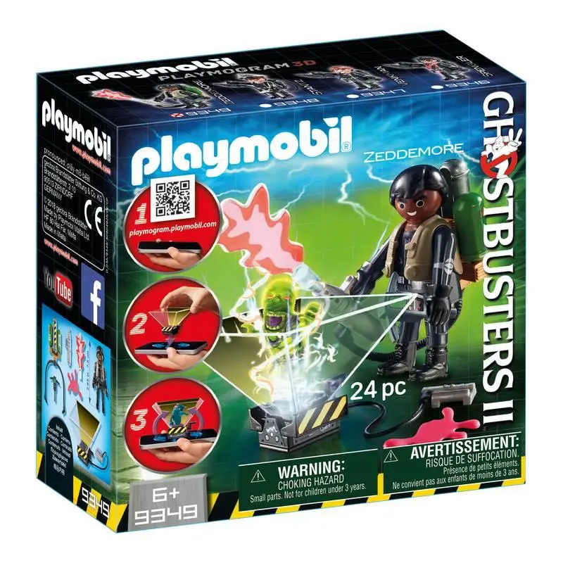 Ghostbusters Figura de Winston Zeddemore Cazafantasmas - Playmobil 9349