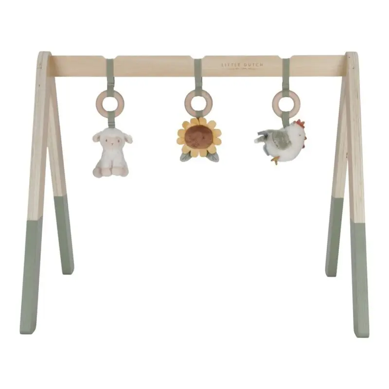 Gimnasio de madera Granja Little Dutch