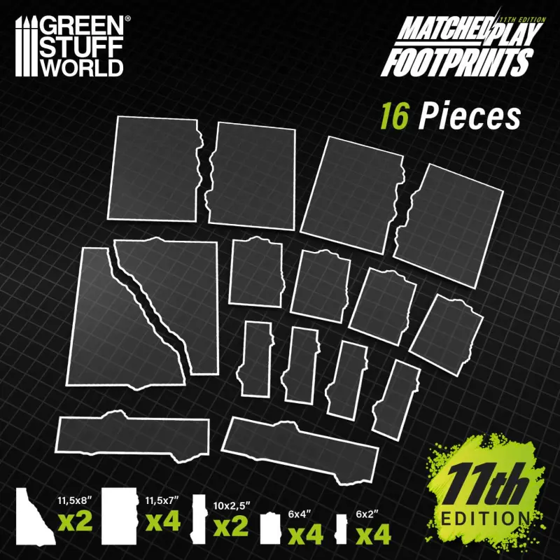 Glasspack Footprints Básicos - Compatibles 11ª edición