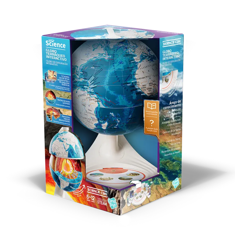 Globo Terráqueo Interactivo - So Science - COS003