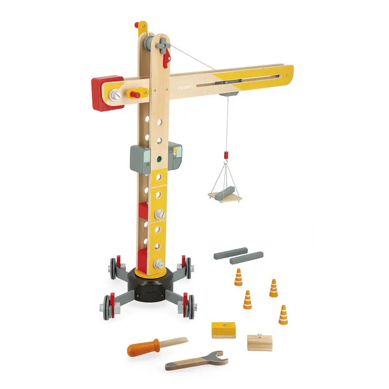 Gran grúa de madera - Janod J06468