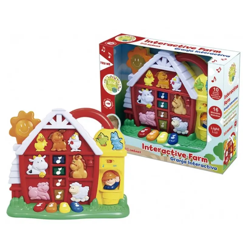 Granja musical infantil animales con luces