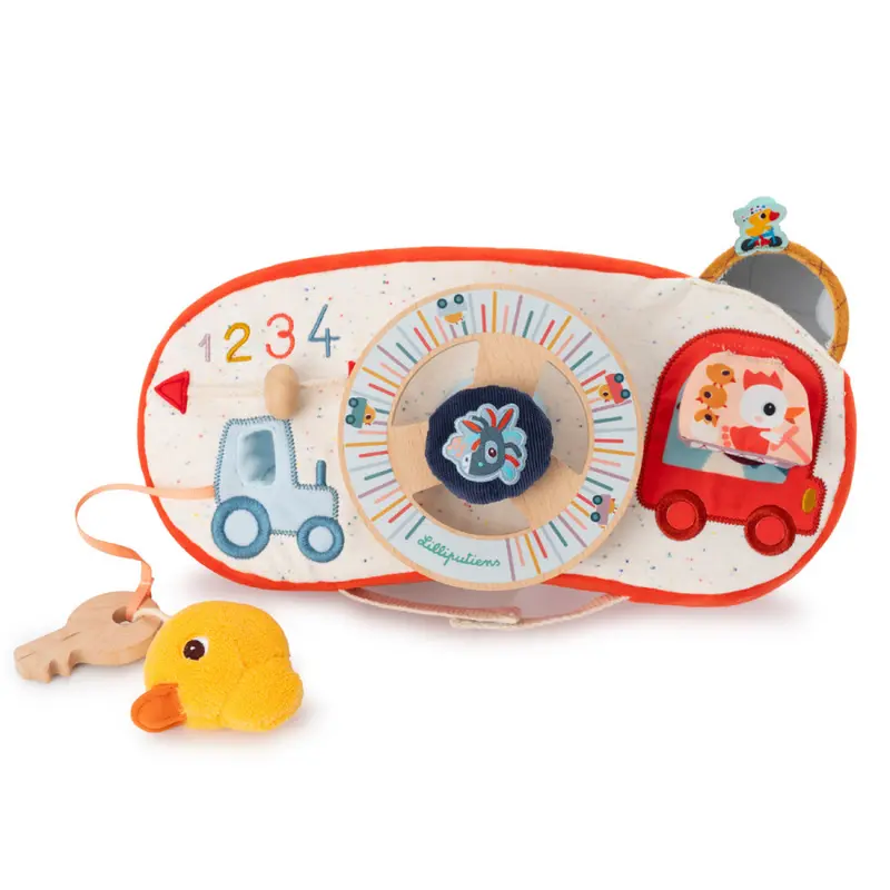 Granja panel de actividades - Coche - Lilliputiens 83526